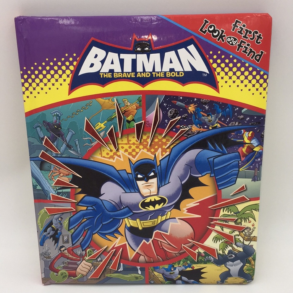 Batman The Brave And The Bold First Look and Find Book DC Comics Hardboard Book